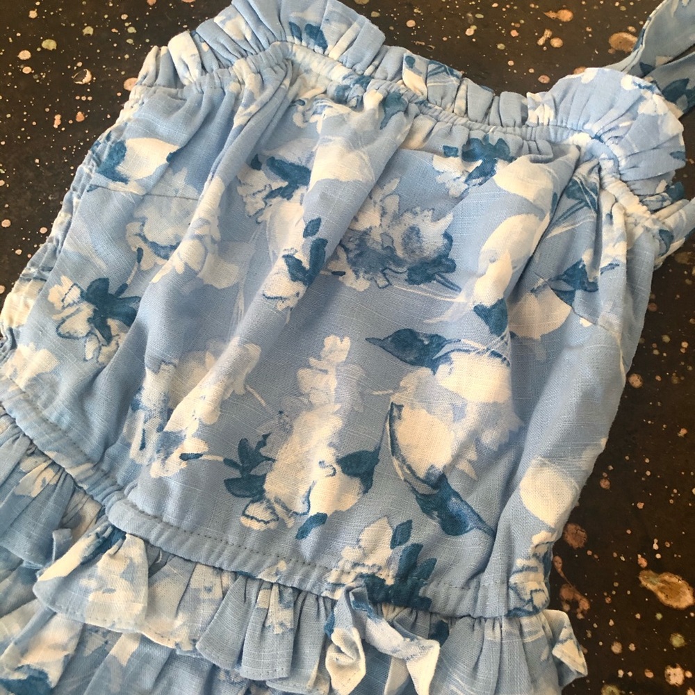 MISA Los Angeles Primrose Dress Blue - Picture 10 of 11
